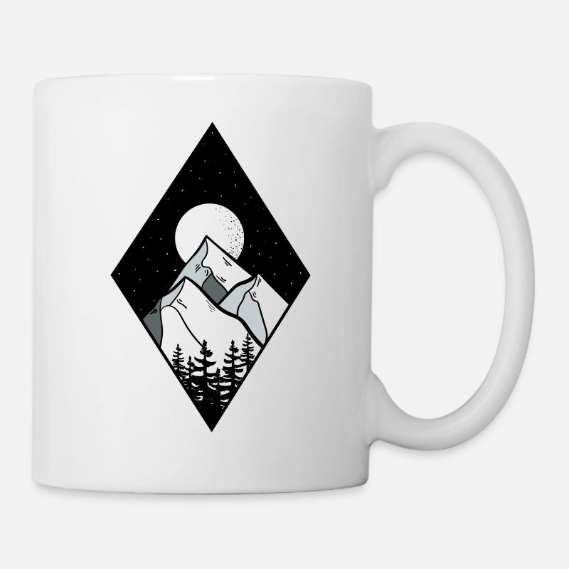 Berg - Tasse - Weiß