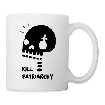 Crâne du féminisme - Mug blanc - blanc - Droite