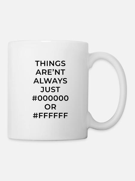 Designer saying - Mug - white