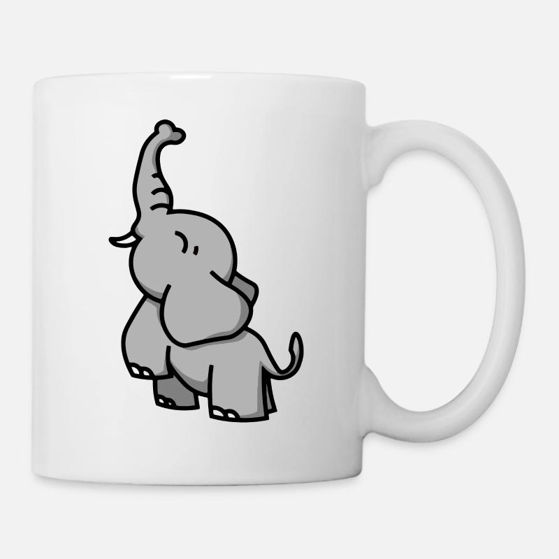 Elefant - Elephant - éléphant - Mug - white