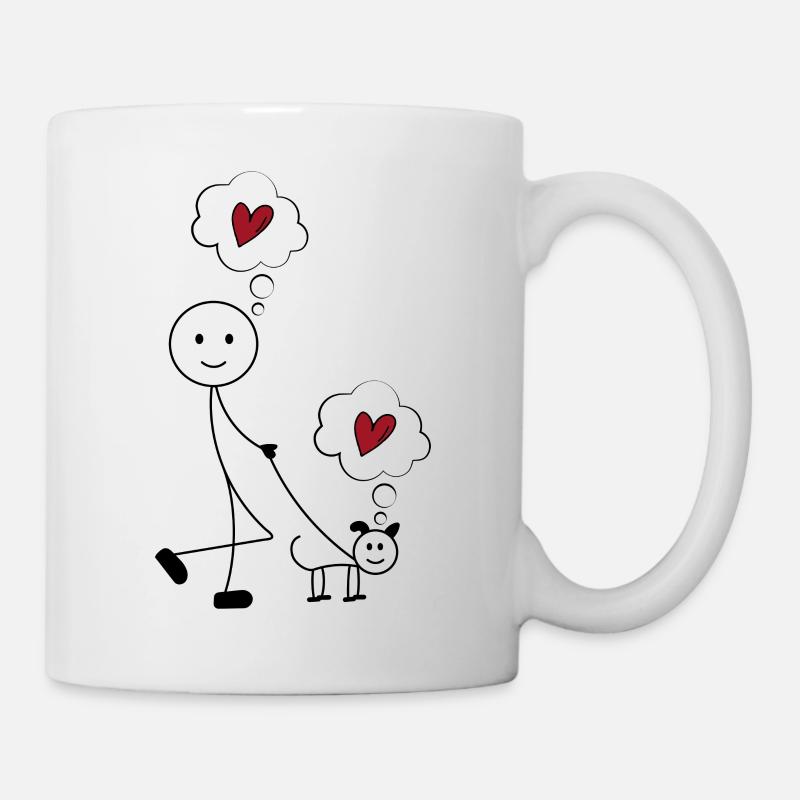 Hund - Tasse - Weiß