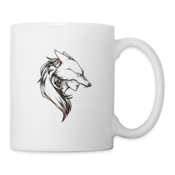 wolf - Mug - white - Right