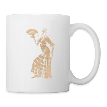 Danseuse de flamenco Sevillana - Mug blanc - blanc - Droite