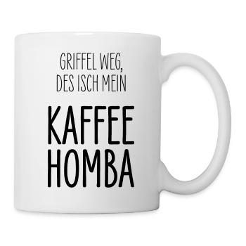 Kaffee Tasse Geschenk Schwäbisch Schwaben - Tasse - Weiß - Rechts