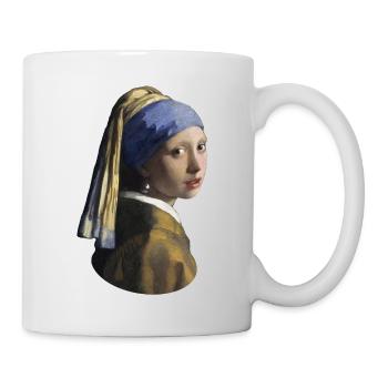 Jan Vermeer The Girl with the Pearl Earring - Mug - white - Right