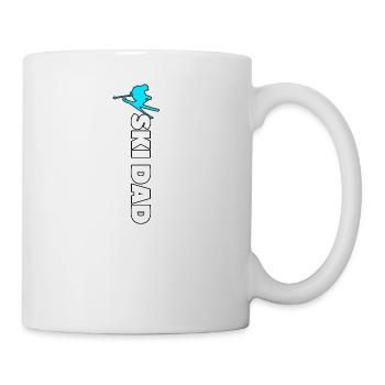Ski Dad Dad Skiing Dad Winter Gift - Mug - white - Right
