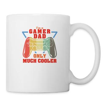 Ich bin ein Gamer Dad Nur viel cooler Vater - Tasse - Weiß - Rechts