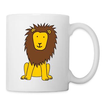 Lion - Mug blanc - blanc - Droite
