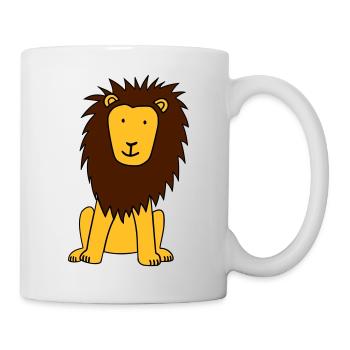 Lion - Mug blanc - blanc - Droite