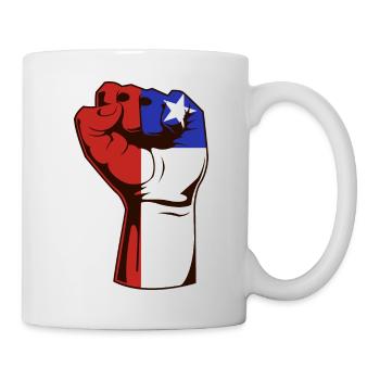 Chile Fist Revolution I love Chile - Mug - white - Right