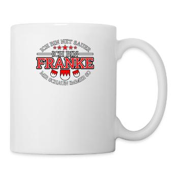 Franken Fränkisch Frankenland Geschenk - Tasse - Weiß - Rechts