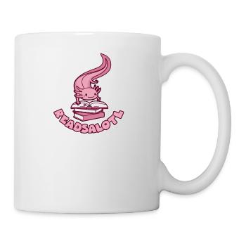 Axolotl Lire Rat de lecture Livre cadeau - Mug blanc - blanc - Droite
