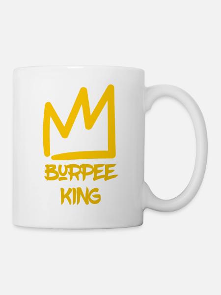 Burpee king - Mug - white