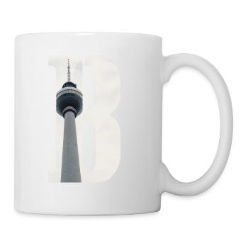 B erlin - Mug blanc - blanc - Droite