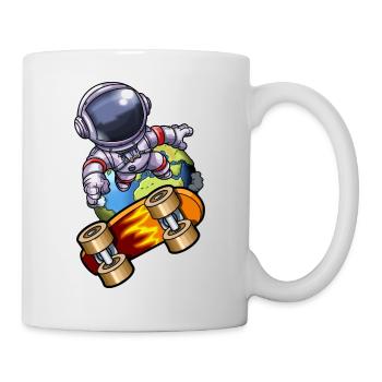 Astronaut Sk8er - Tasse - Weiß - Rechts