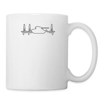 Military Tank Driver Tank Soldier Army Gift - Mug - white - Right