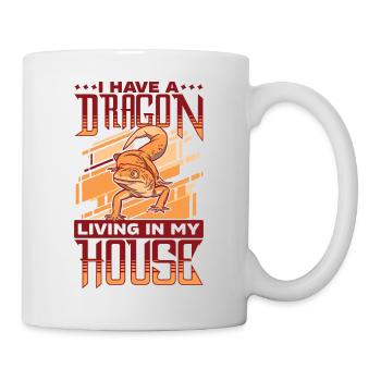 Léopards lézards Reptiles Terrarium - Mug blanc - blanc - Droite