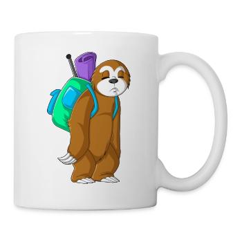 camping sloth - Mug blanc - blanc - Droite