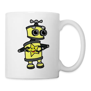 Robot Starlette Star Fantasy Enfants Bébé Enfant - Mug blanc - blanc - Droite