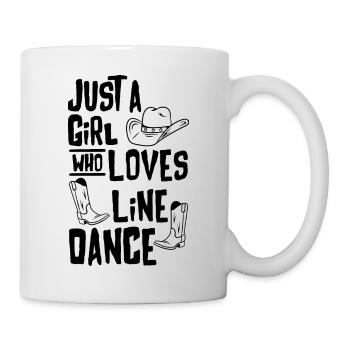 Dancer Dancing Linedance Country Music Gift - Mug - white - Right