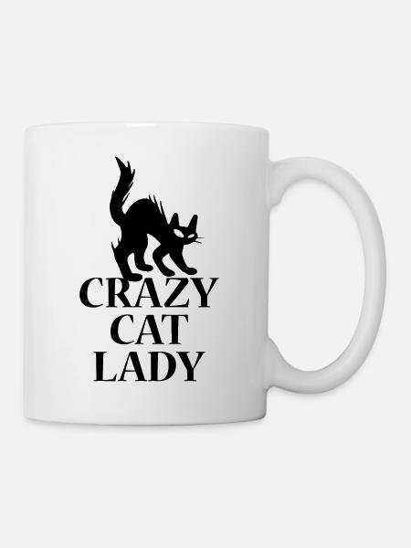 Crazy Cat Lady - Tasse - Weiß