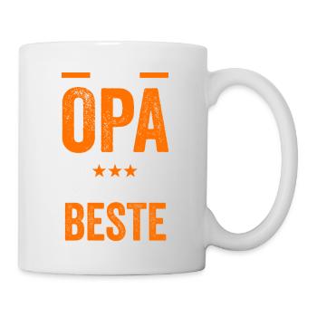 Bester Opa - Tasse - Weiß - Rechts