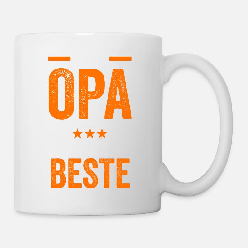 Bester Opa - Tasse - Weiß
