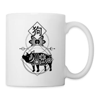 Chinese, Zodiac, Pig, Astrology, Star sign, Stars - Mug blanc - blanc - Droite