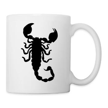 scorpion logo - Mug - white - Right