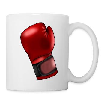 boxing glove - Mug - white - Right