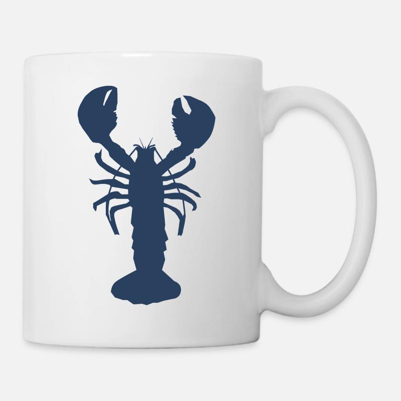 Lobster blue - Mug blanc - blanc