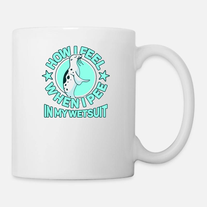 Plongée Plongée Sport Plongée Plongée Enselage Cadeau - Mug blanc - blanc