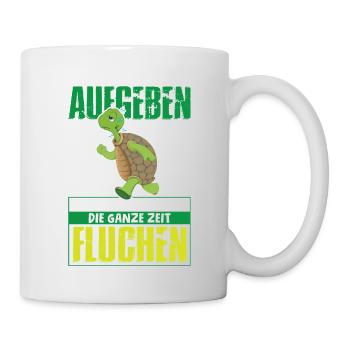 Wandern Ich werde nicht aufgeben - Tasse - Weiß - Rechts