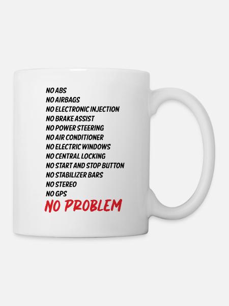 Oldtimer-Charakter - Tasse - Weiß