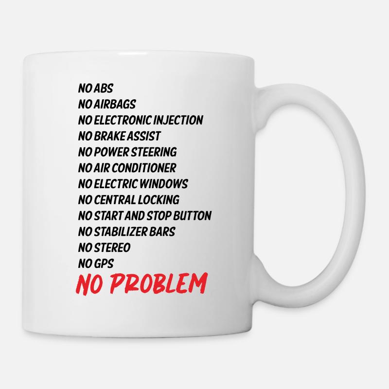 Oldtimer-Charakter - Tasse - Weiß