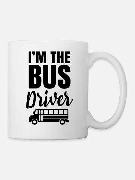 Je suis Le chauffeur de bus Bus conducteur de la profession - Mug blanc - blanc