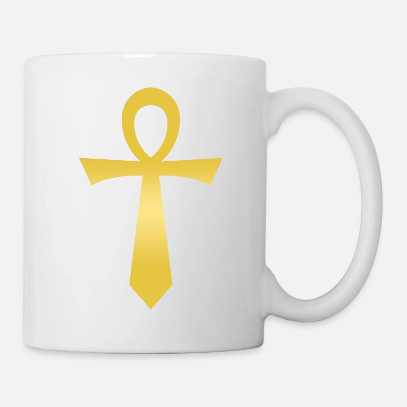 Ankh Zeichen - Ägypten - Ankh Symbol - Tasse - Weiß