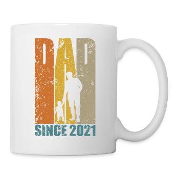 PAPA DEPUIS 2021 PAPA - Mug blanc - blanc - Droite