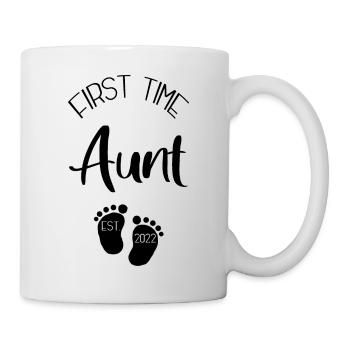 Aunt | for the first time in 2022 Future Aunt - Mug - white - Right