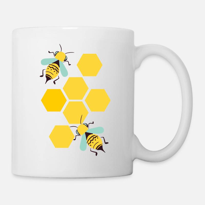 Abeilles - Mug blanc - blanc