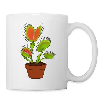 Plante carnivore - Mug blanc - blanc - Droite