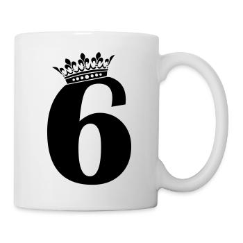 6 krone - Tasse - Weiß - Rechts