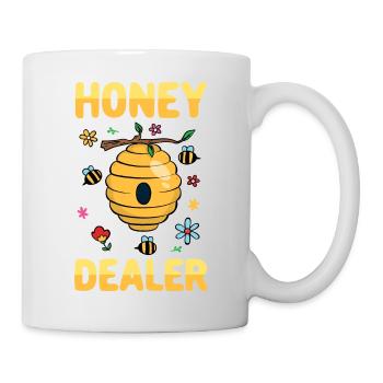 Marchand de miel Apiculteur Abeille Whisperer Bee - Mug blanc - blanc - Droite