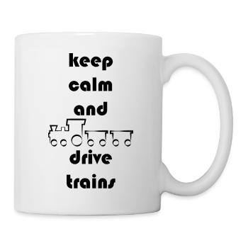 Train train train conducteurs de train - Mug blanc - blanc - Droite