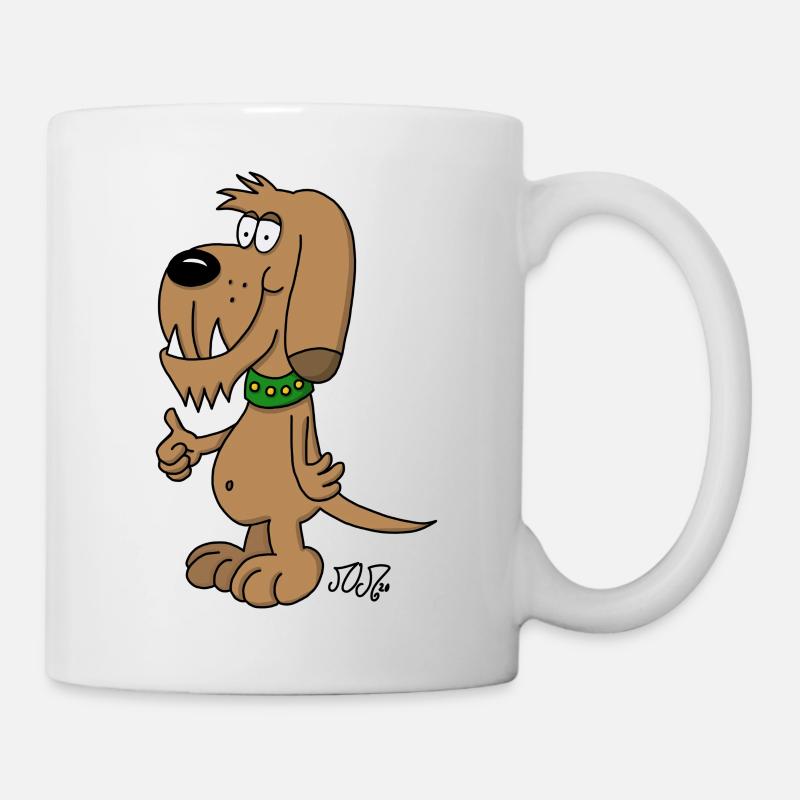 Sniffer the Dog Thumbs Up - Mug - white