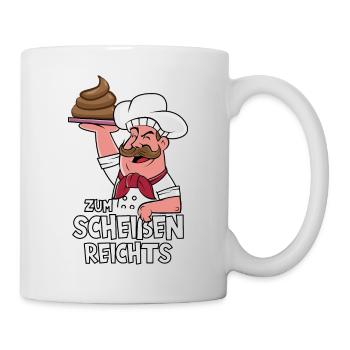 KOCH KÖCHE KOCHEN HOBBYKOCH CHEFKOCH MEISTERKOCH - Tasse - Weiß - Rechts