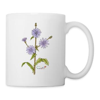 Wegwarte - Tasse - Weiß - Rechts