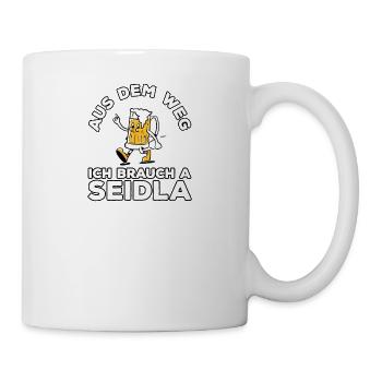 Franken Seidla Halbe Fränkisches Bier - Tasse - Weiß - Rechts