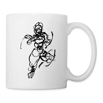 Figur Skizze - Tasse - Weiß - Rechts