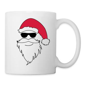 Nikolaus cool - Tasse - Weiß - Rechts